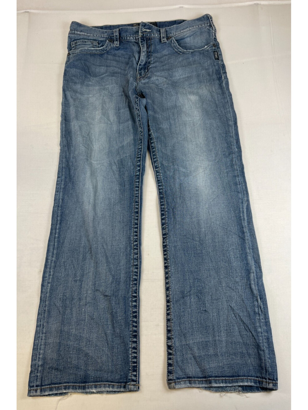 Silver Jeans Co. Men's 36x32 Blue Grayson Heritage Straight Leg Denim Jeans